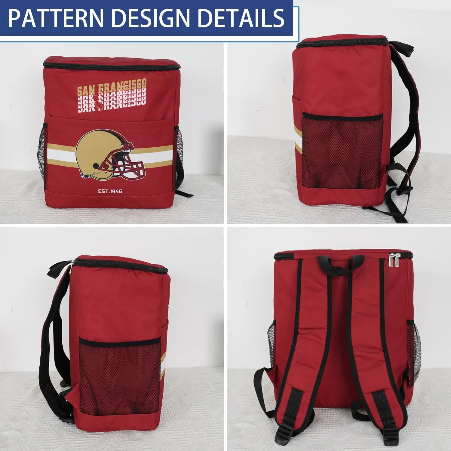 Backpack Cooler for Men - 30 Cans Beer Cooler Bag - Soft Backpack Cooler Insulated Waterproof Leak Proof