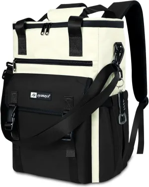 Backpack Cooler for Women, AYAMAYA Stylish 35 Cans Leakproof Soft Cooler Backpack, Waterproof Insulated Lunchbox Shoulder Bag Keeps Cold for Up to 18 Hours for Camping, Beach, Work, Picnic, Travel