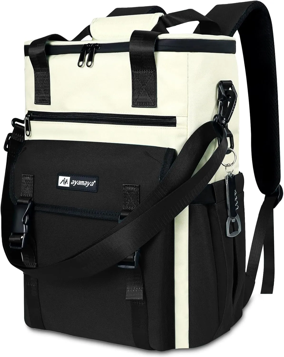 Backpack Cooler for Women, AYAMAYA Stylish 35 Cans Leakproof Soft Cooler Backpack, Waterproof Insulated Lunchbox Shoulder Bag Keeps Cold for Up to 18 Hours for Camping, Beach, Work, Picnic, Travel