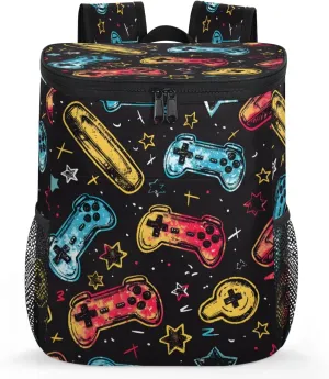 Backpack Cooler Games Theme Cooler Backpack Insulated Leak Proof Soft Cooler Bag for Men Women Lunch Backpack for Camping Picnic Hiking Beach Travel