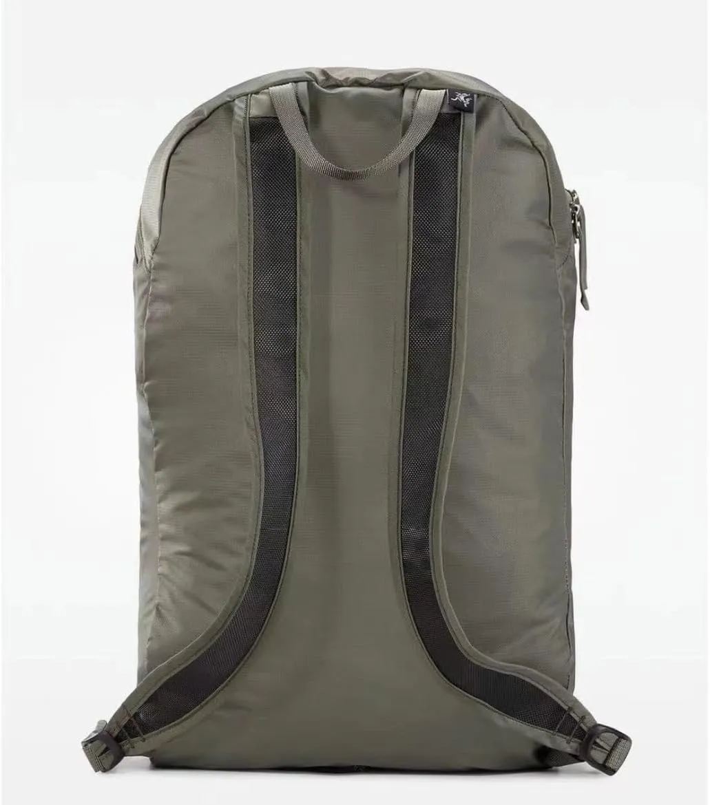 Backpack for men and women, large capacity nylon waterproof large capacity sports travel backpack, casual bag (grey)