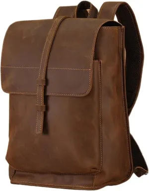 Backpack For Men Large capacity backpack men's business fashion computer bag school bag travel backpack men's bag(Brown)
