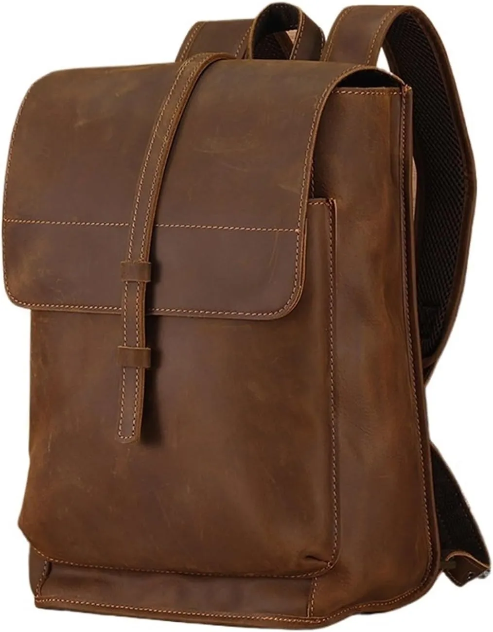 Backpack For Men Large capacity backpack men's business fashion computer bag school bag travel backpack men's bag(Brown)