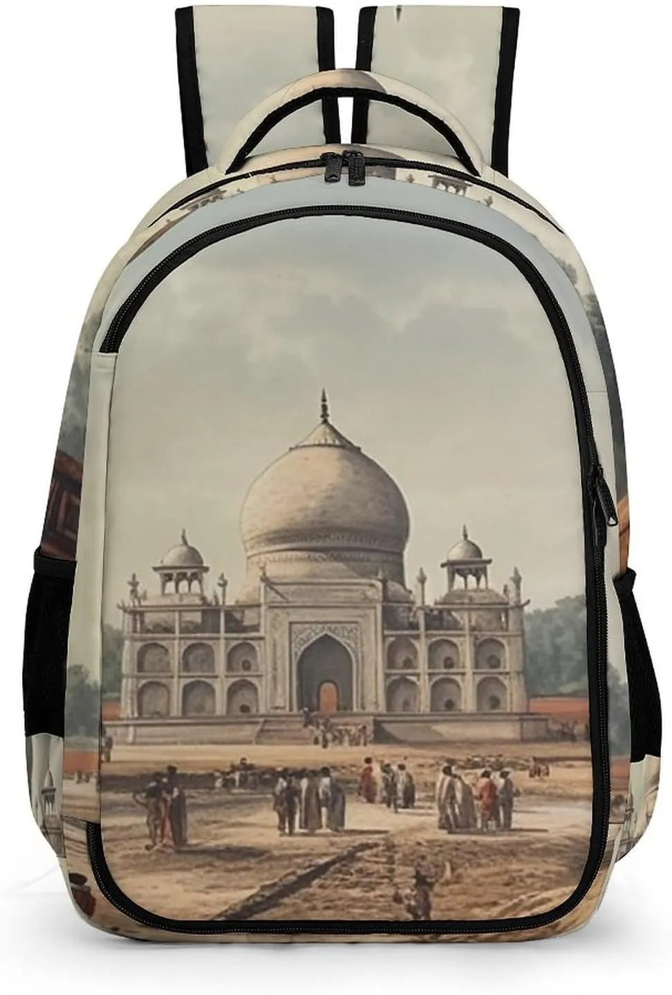 Backpack for Women Men Daypack Historical Site Painting Laptop Backpack Computer Bag Casual Nurse Bag Laptop Bag