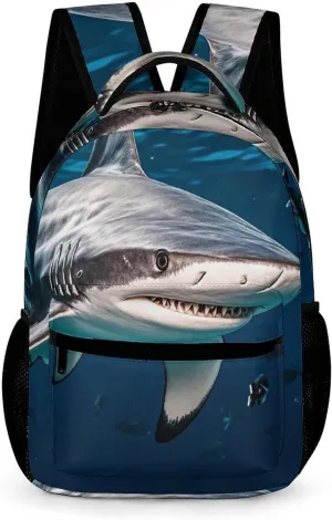 Backpack for Women Men Hammerhead Shark Scans The Ocean Backpack Travel Laptop Backpack Lightweight Bookbag Casual Daypack