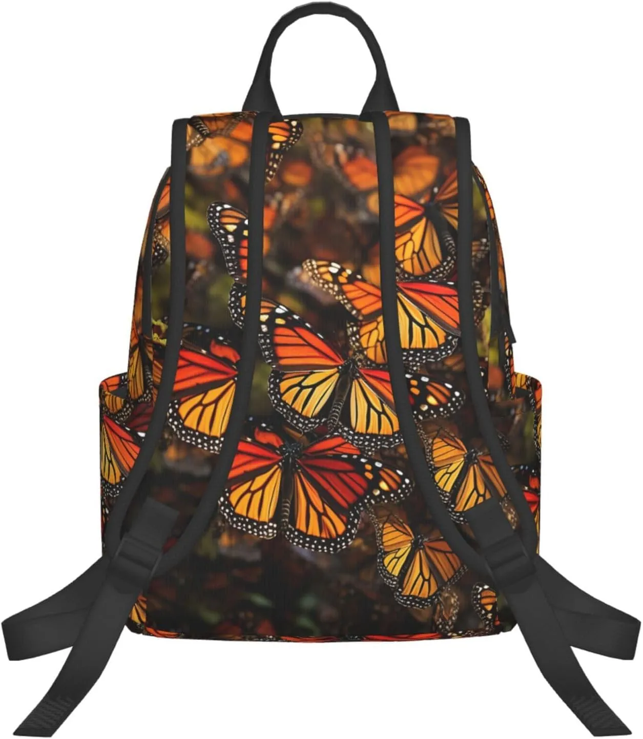 Backpack Monarch butterflies Travel Casual Laptop Backpack Adjustable Hiking Daypack for Men Women