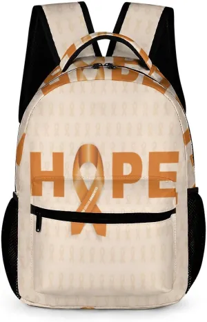 Backpack Multiple Sclerosis Awareness March Month 2023 Laptop Backpack Casual Daypack Cute Travel Backpack for Women Men