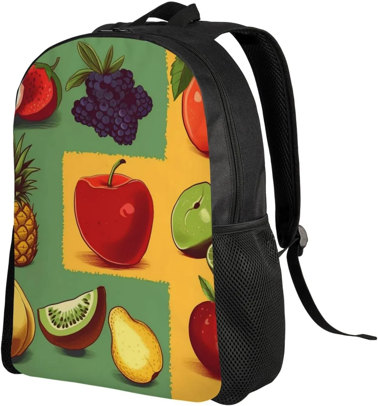 Backpack Travel Laptop Backpack For Men Women Lightweight Rucksack Art Style Fruit Casual Daypack