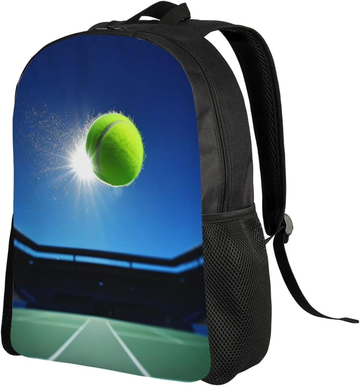 Backpack Travel Laptop Backpack For Men Women Lightweight Rucksack Tennis Ball In The Air Casual Daypack