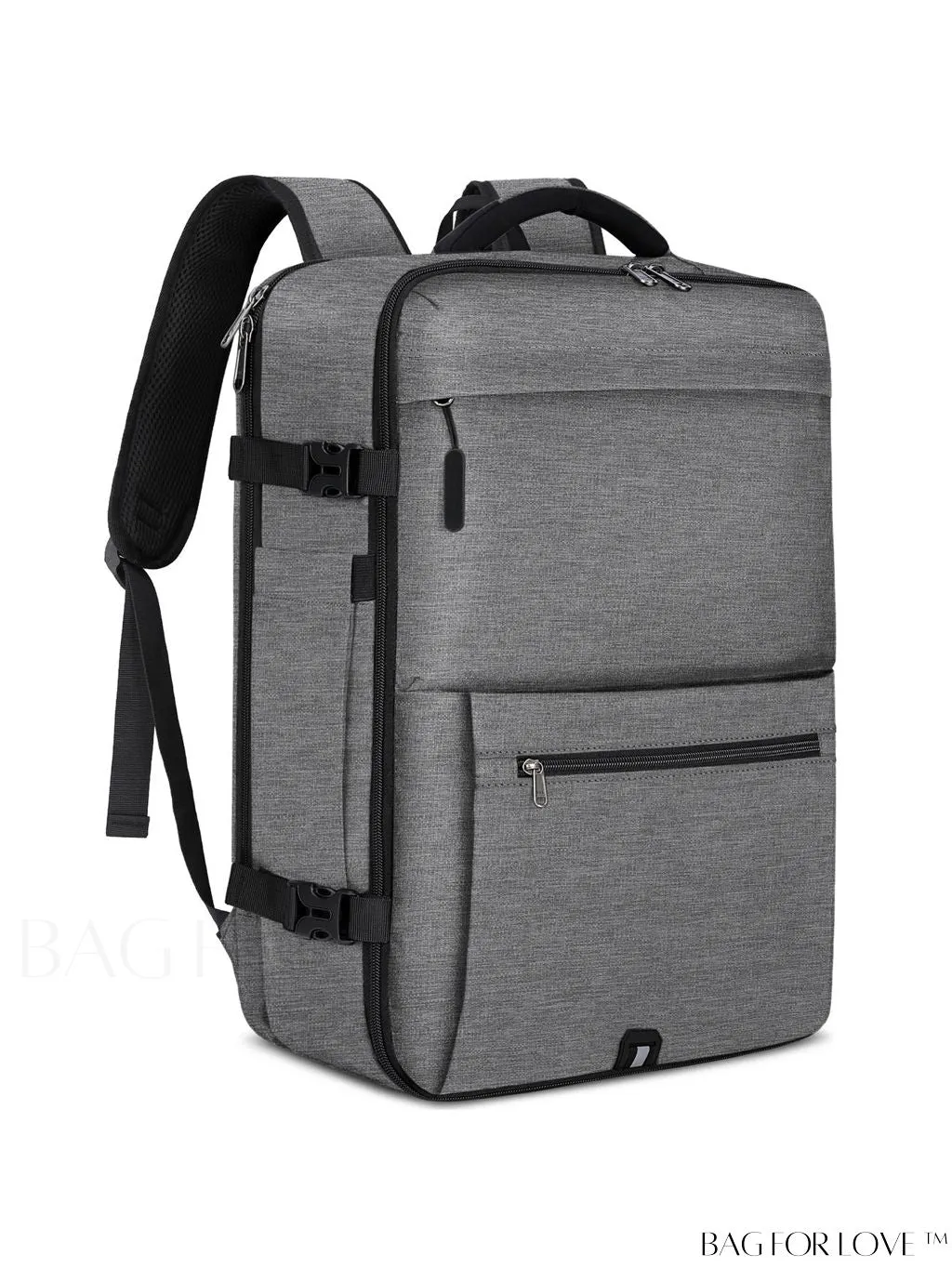 BagForLove - 40L Waterproof Carry-on Travel Backpack - Ideal for Men and Women, Fits 17 Inch Laptop