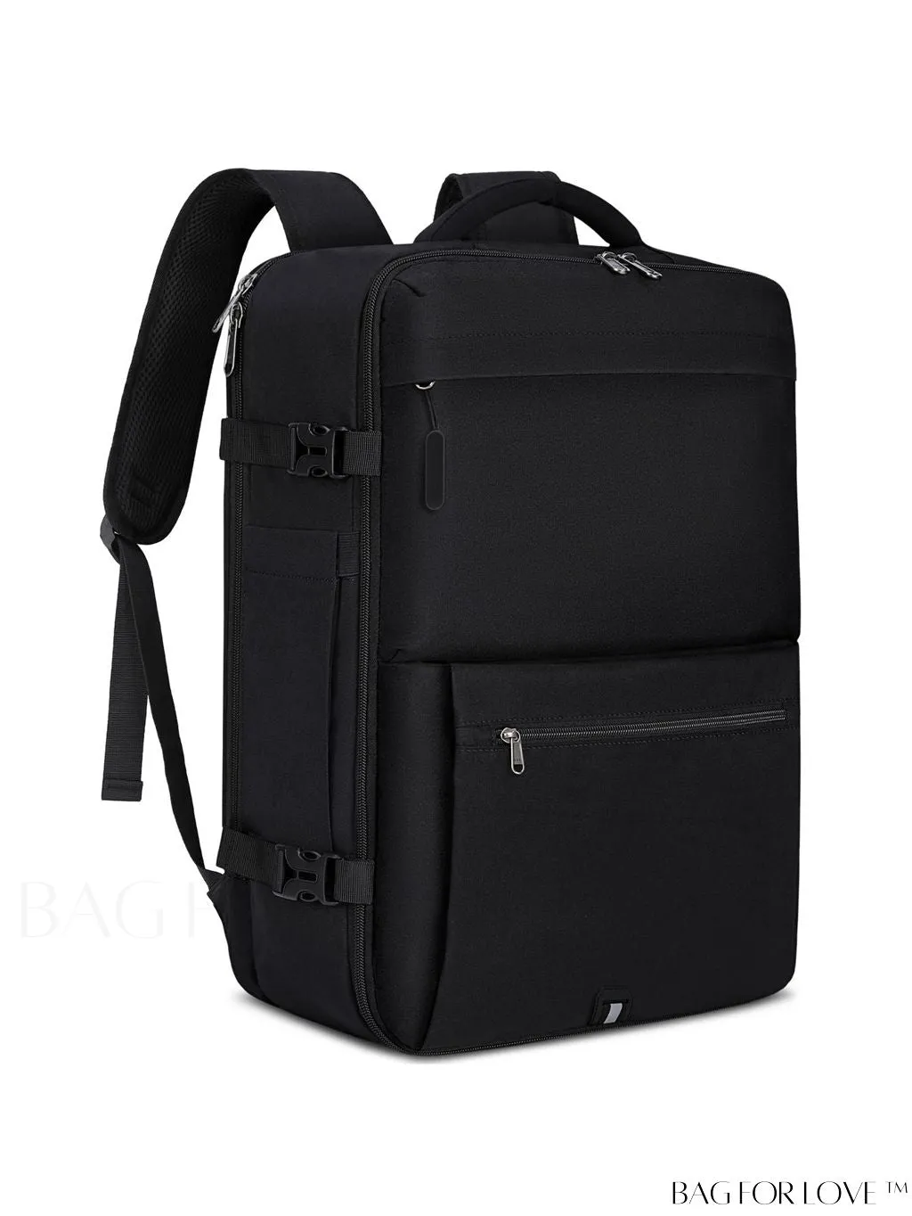 BagForLove - 40L Waterproof Carry-on Travel Backpack - Ideal for Men and Women, Fits 17 Inch Laptop