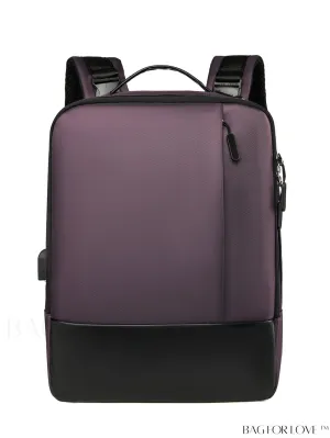 BagForLove - Professional USB Business Laptop Backpack in Solid Minimalist Design