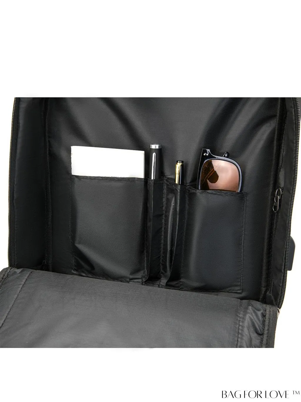 BagForLove - Professional USB Business Laptop Backpack in Solid Minimalist Design