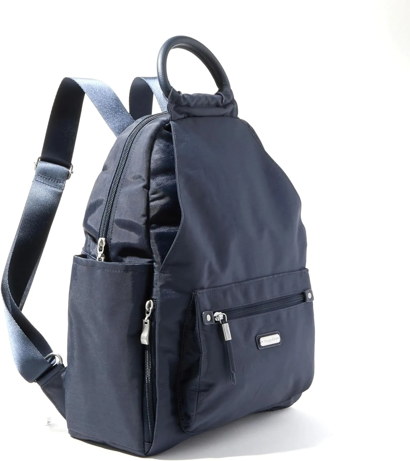 Baggallini All Day Backpack with RFID Phone Wristlet - Lightweight Travel Backpack for Women