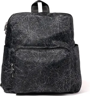 Baggallini Women's Carryall Packable Backpack, Midnight Blossom