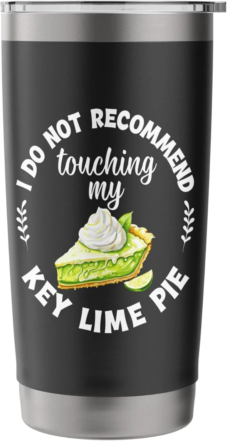 Baking Pie Dessert Lover Warning Baker Recipe Lemon Pie Stainless Steel Insulated Tumbler