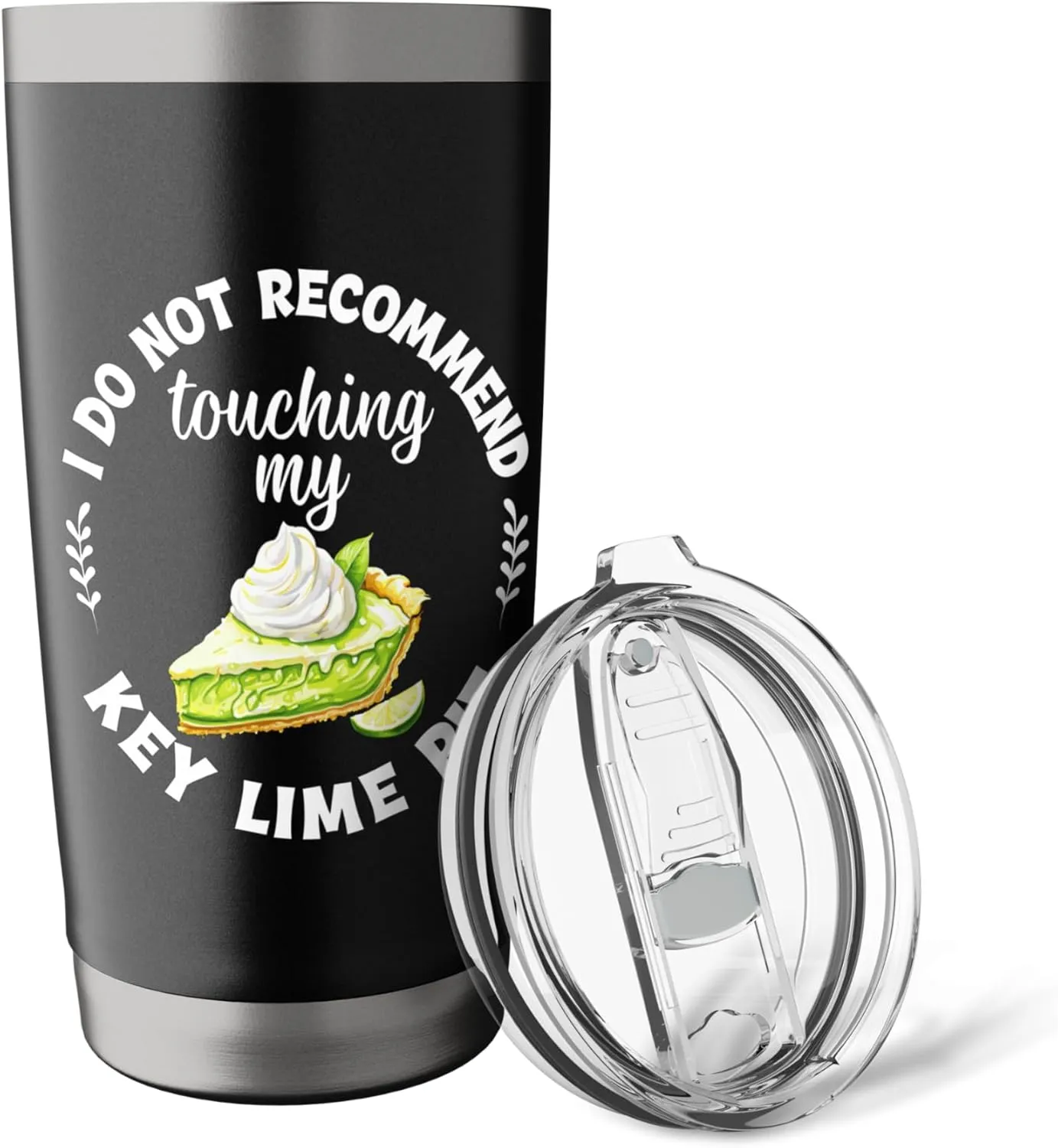 Baking Pie Dessert Lover Warning Baker Recipe Lemon Pie Stainless Steel Insulated Tumbler