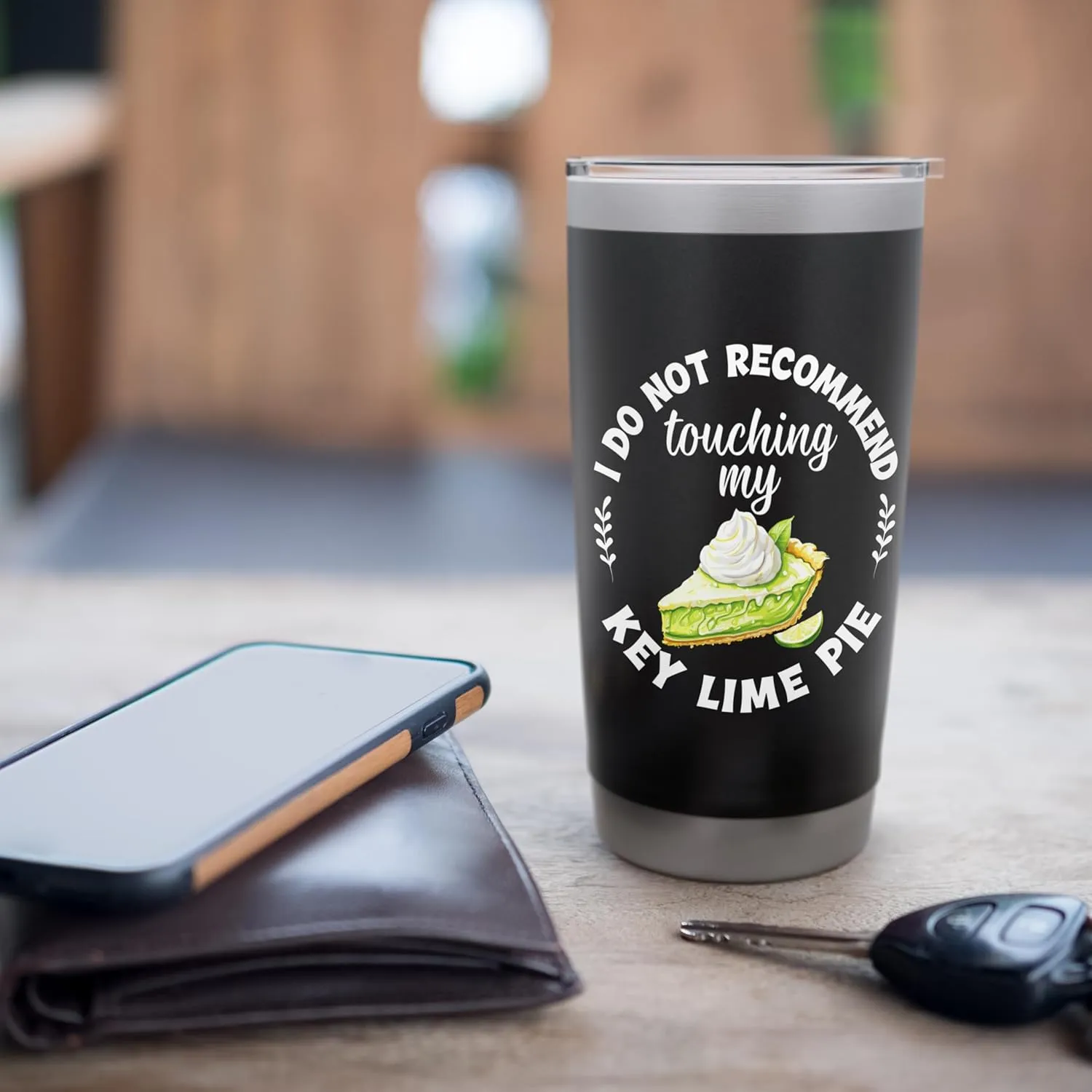 Baking Pie Dessert Lover Warning Baker Recipe Lemon Pie Stainless Steel Insulated Tumbler