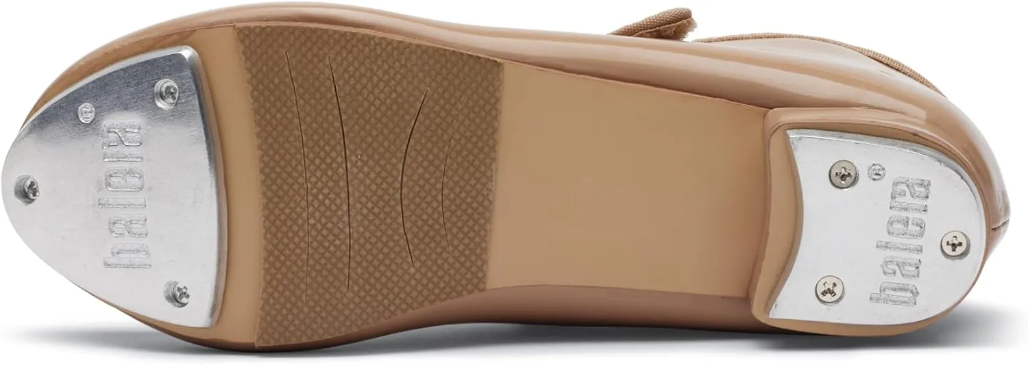 Balera No-Tie Patent Tap Shoe for Girls Perfect for Dance