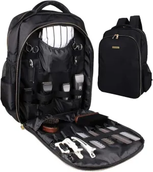 Barber Supplies Bag Organizer for Clippers and Supplies, Portable Clipper Bags and Cases for Men, Hairstylist Clipper Backpack for Barber Tools Storage Traveling Bag Case