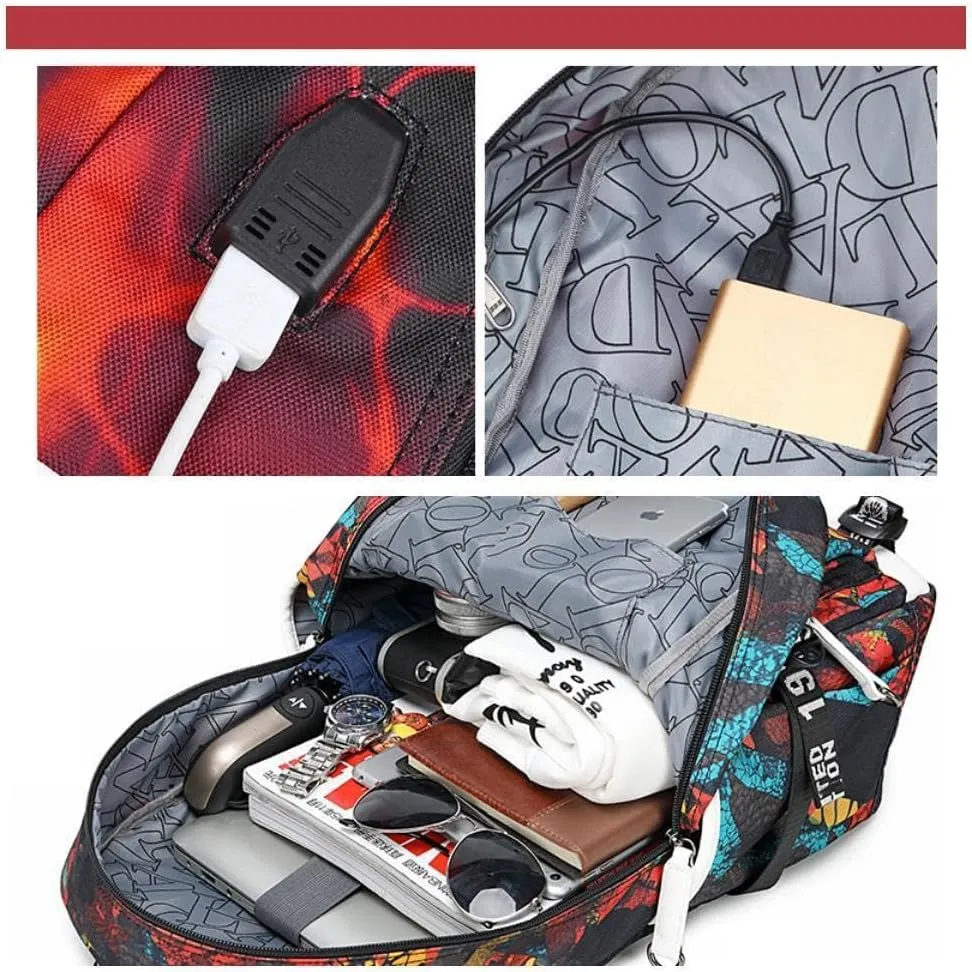 Basketball 23 Student School Bag, Laptop Backpack, Ultra-Light Travel Bag, For Men And Women (black-A)