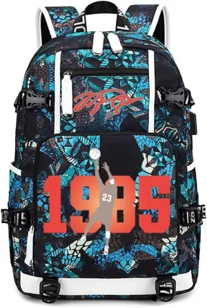 Basketball Legend Never Ends Multifunction Backpack Travel Laptop Daypack Fans Bag For Men Women (Style 14)