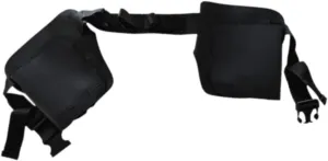 Beer Belt Carry Belt Hands-Free Drink Holder for 2 Bottles 5 Glasses Outdoor Gatherings Bartenders Black