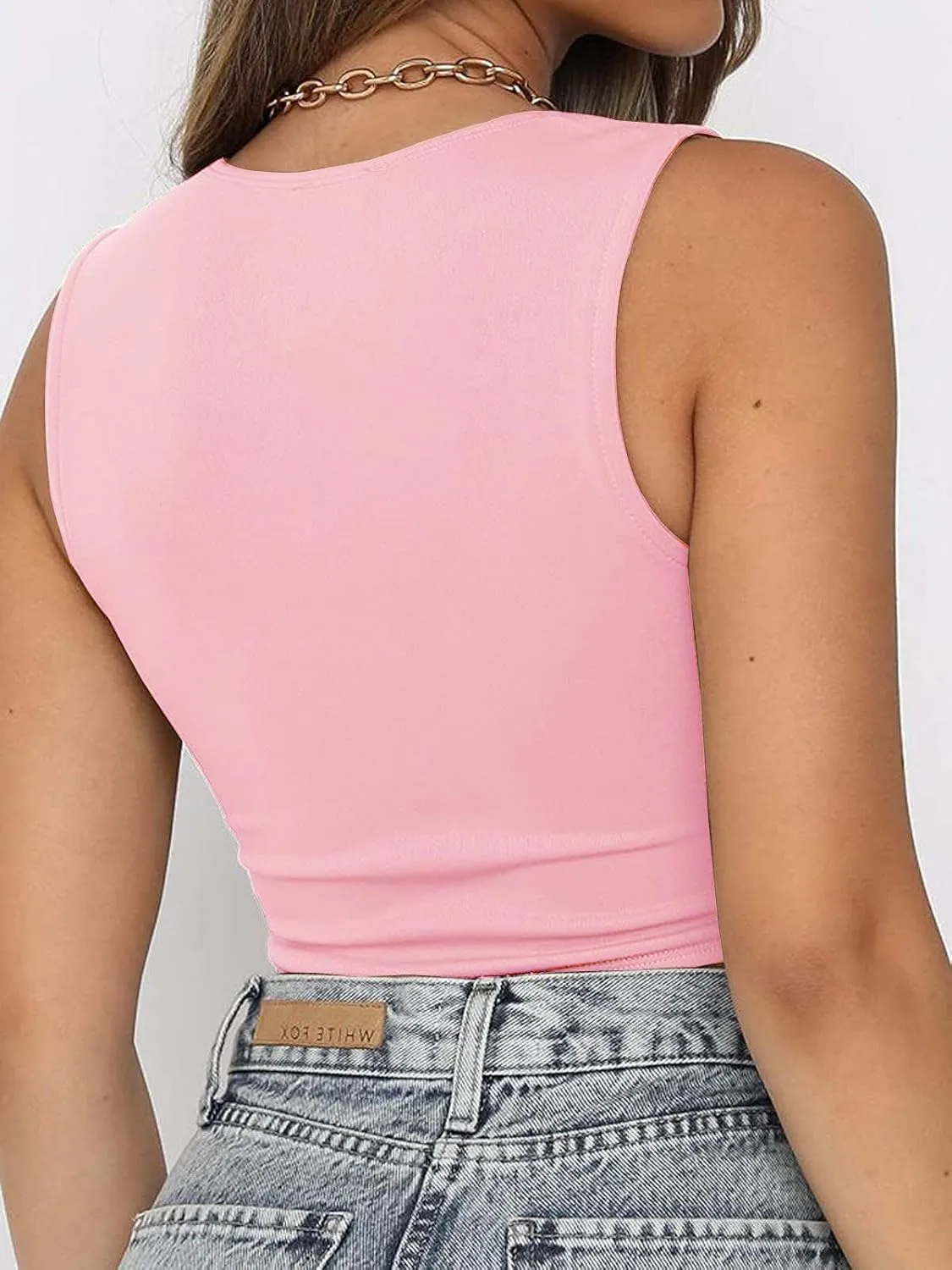 BEJONS Women Sexy Y2k Corset Like Crop Top Deep V Neck Bra Night Going Out Festival Rave Top