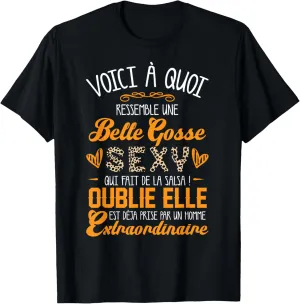 belle gosse amateur dancer salsa couple handsome gosse T-Shirt