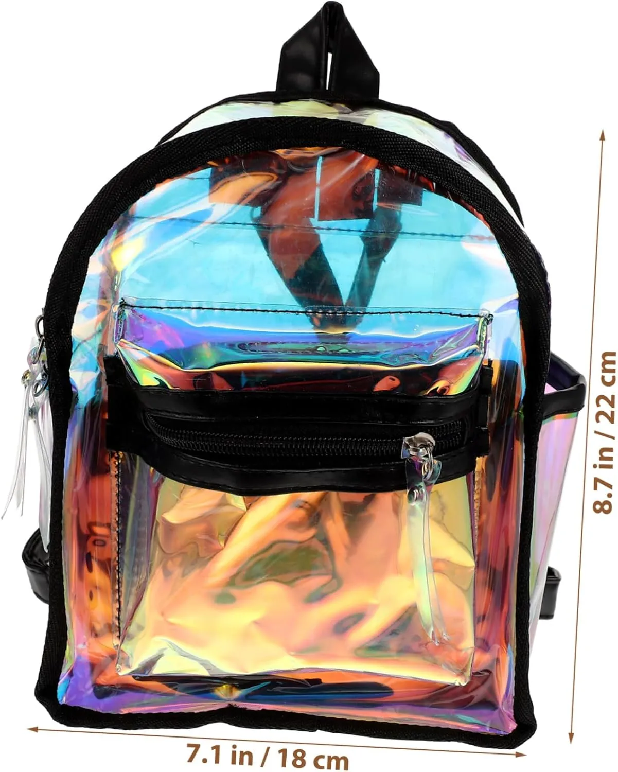 BESPORTBLE Backpack for Girls Dazzling Personality Travel Bag Light Weight Practical Storage Compartment Great for Short Trips