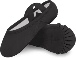 Bezioner Ballet Slippers for Girls Highly Elastic Girls Ballet Shoes Split Sole Dance Shoes for Toddler/Kid/Women