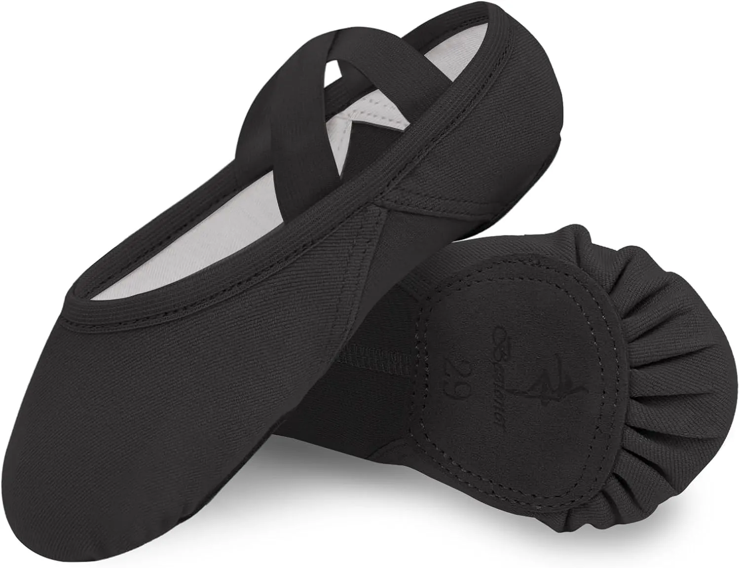 Bezioner Ballet Slippers for Girls Highly Elastic Girls Ballet Shoes Split Sole Dance Shoes for Toddler/Kid/Women
