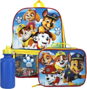Bioworld Paw Patrol 4 Piece Kids Backpack Set