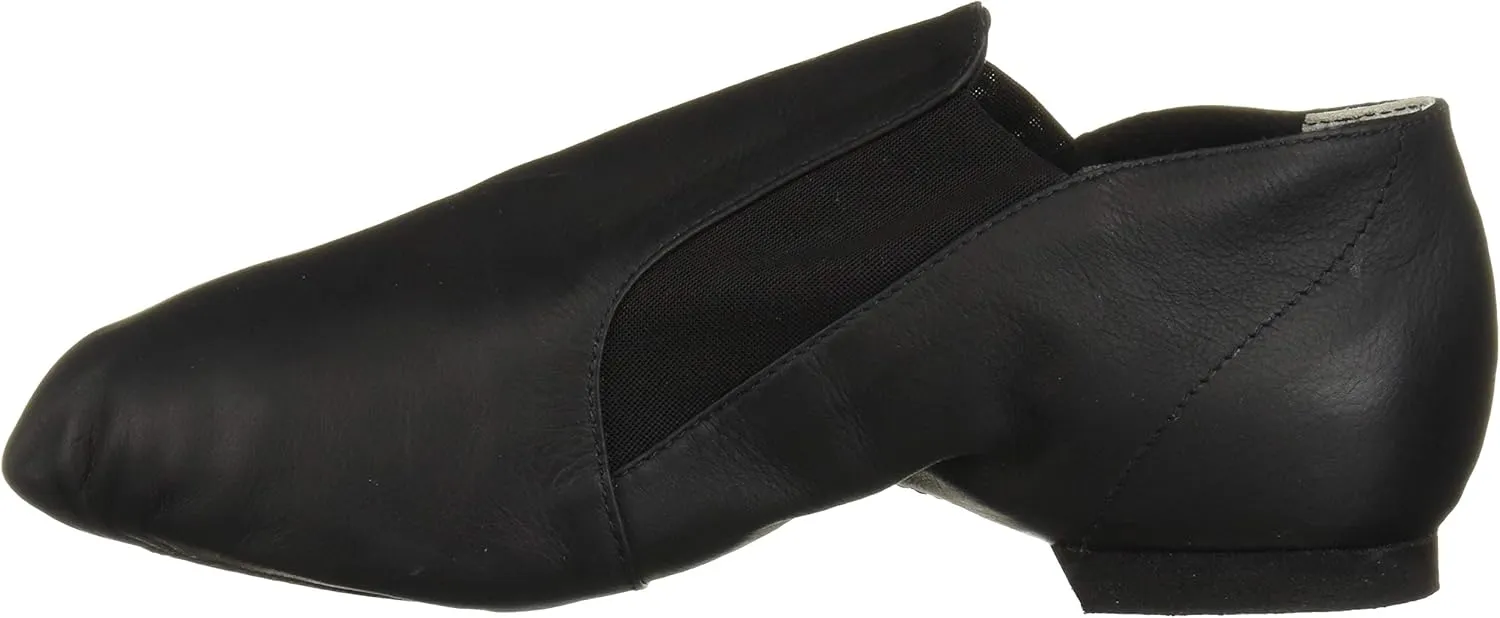 Bloch Dance Women's Elasta Bootie Leather and Elastic Split Sole Jazz Shoe