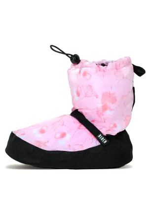 Bloch IM009B Aufwärmstiefeletten für Kinder, rosa, mit Aufdruck