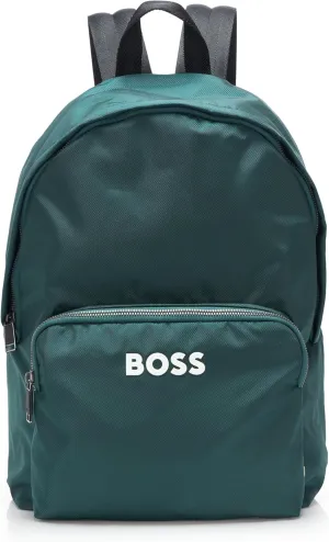 BOSS Catch Nylon Tonal Logo Backpack, pewter green, PCE.