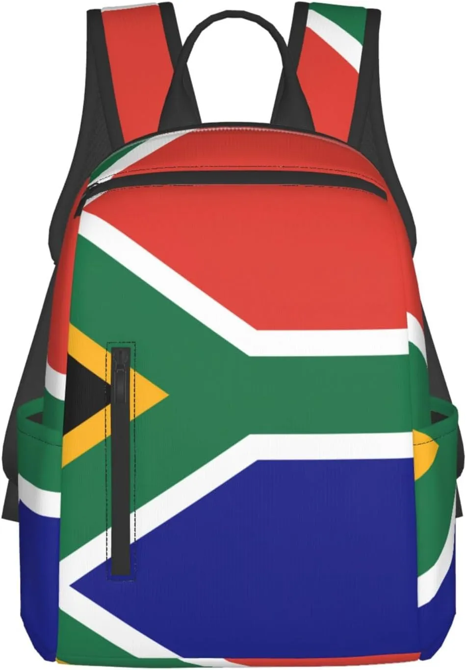 BREAUX South African flag Lightweight Backpack Travel Shoulder Bag Laptop Backpack High Density Twill Composite Fabric