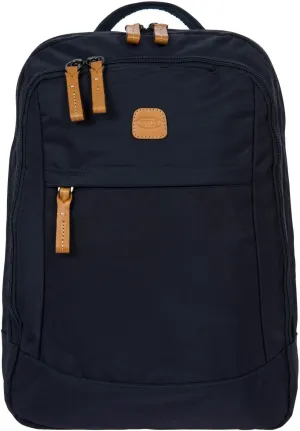 Bric's X-Travel Metro Backpack - 15 Inch - Travel Backpack for Women and Men - Designer Bag with Large Pockets - Navy