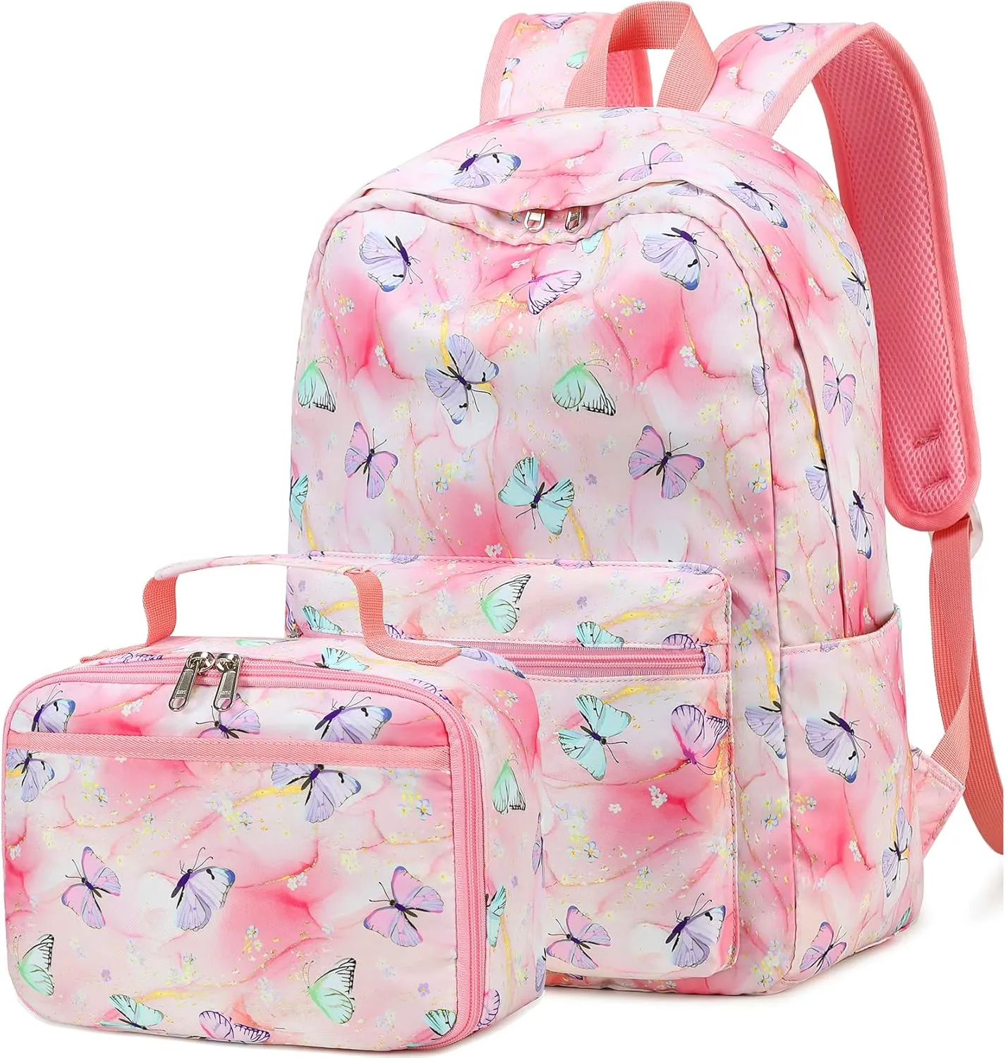 BTOOP Kids Backpack for Girls Boys Kindergarten School Bag with Lunch Box Preschool Bookbag Set for Young Elementary Students