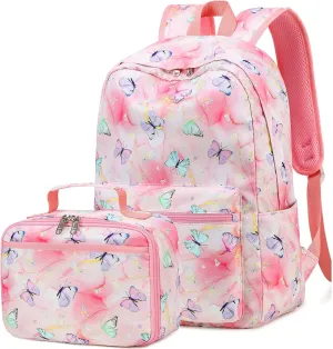 BTOOP Kids Backpack for Girls Boys Kindergarten School Bag with Lunch Box Preschool Bookbag Set for Young Elementary Students