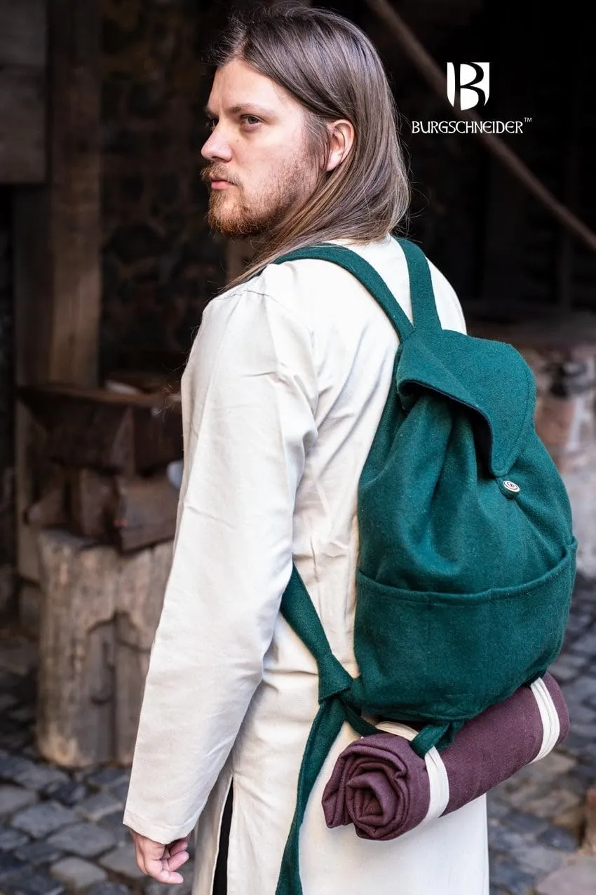 Burgschneider - Backpack Robin - Wool for Historical Costume Clothing Larp SCA