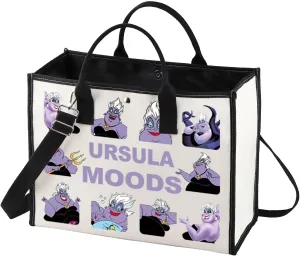 BWWKTOP Villains Tote Bag Villains Fans Gift Sea Witch Moods Shoulder Bag Villains Witch Merchandise