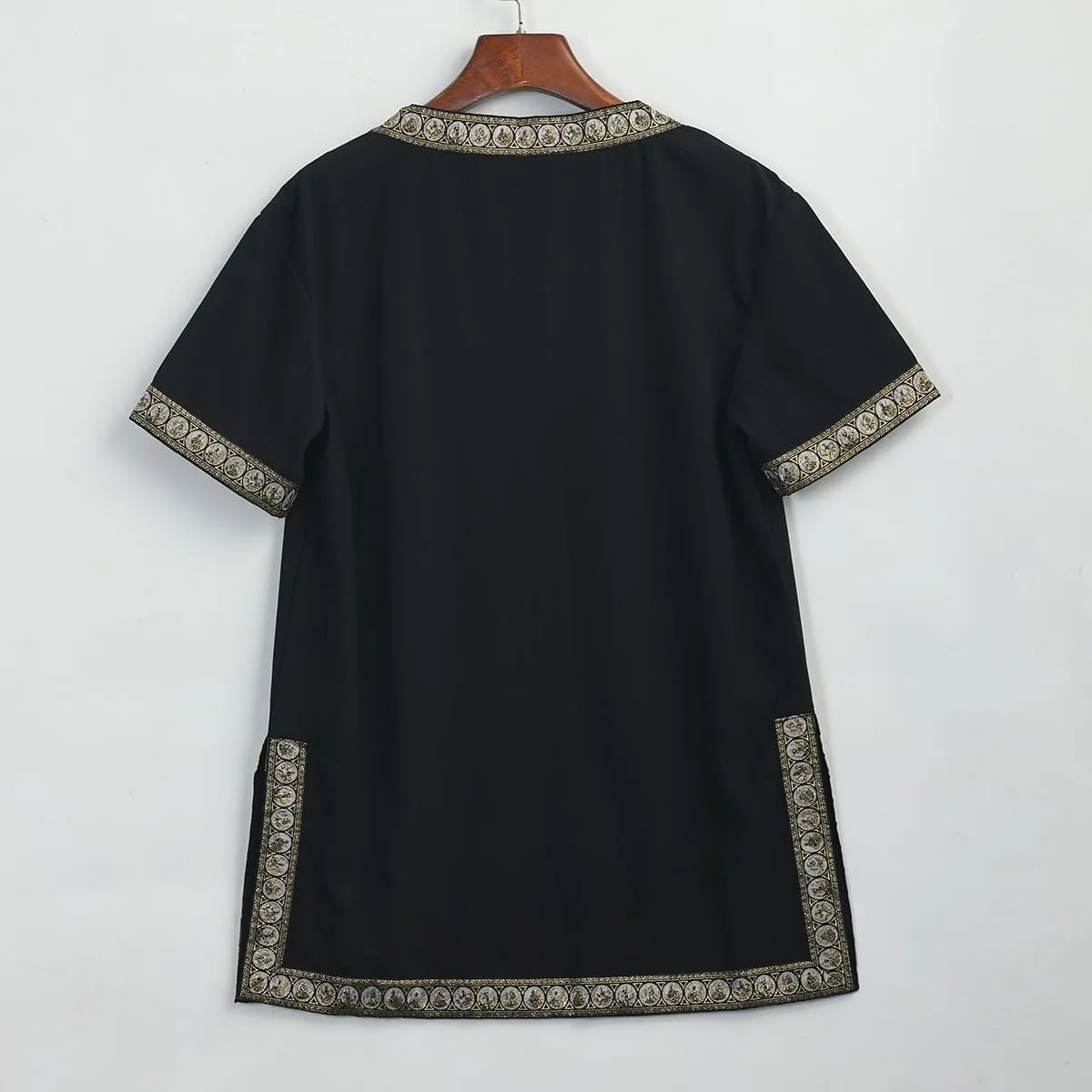 CAMDOM Boys Renaissance Viking Pirate V Neck Shirt Medieval Knight Costume Tops
