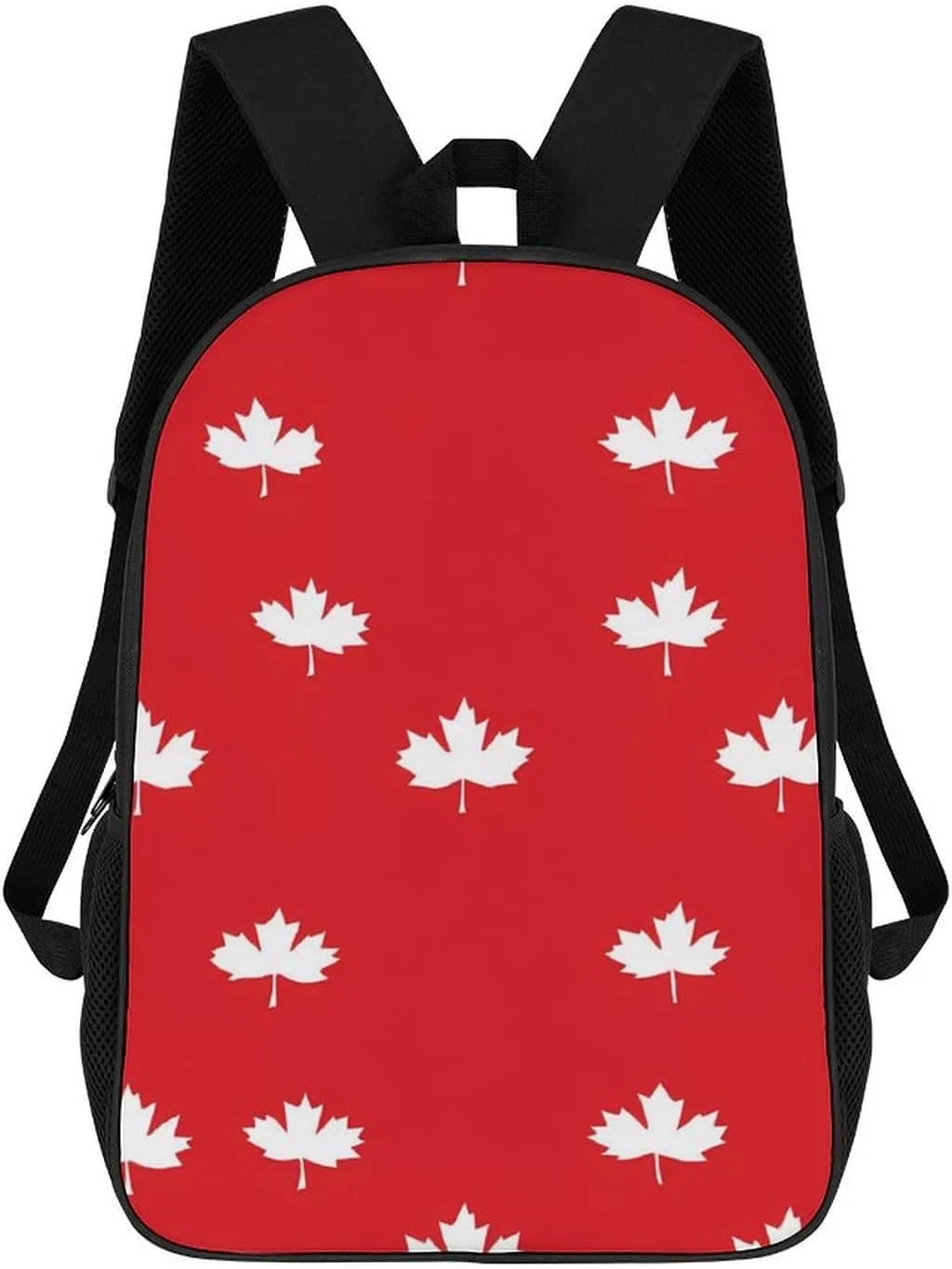 Canada Maple Flag Laptop Backpack for Men Women 17 Inch Shoulder Bag Travel Daypack