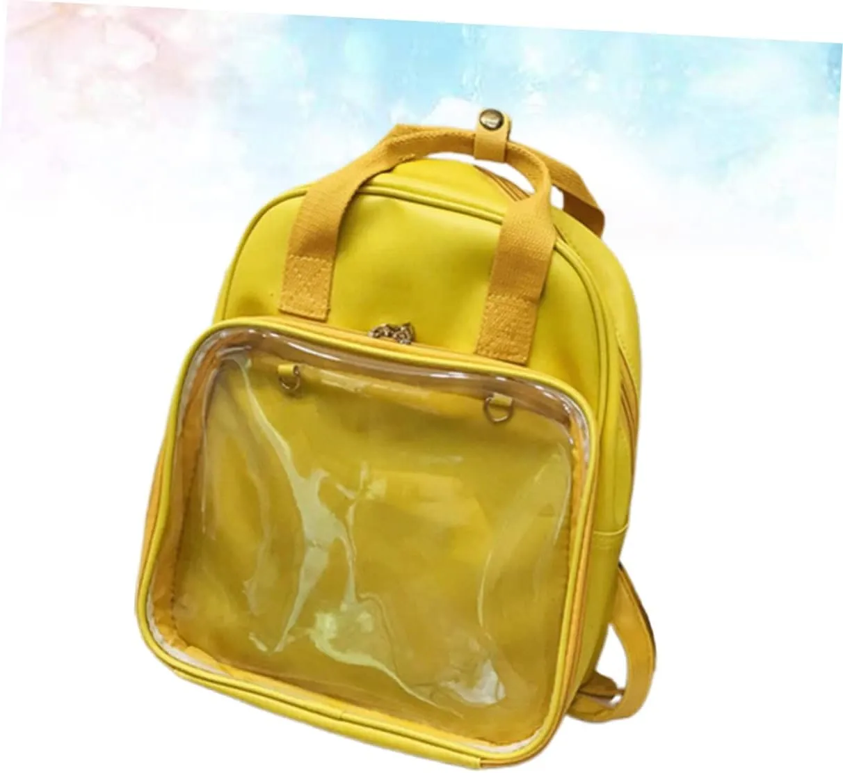 Candy Color Backpack Backpack for Shoulder Women Bag Yellow