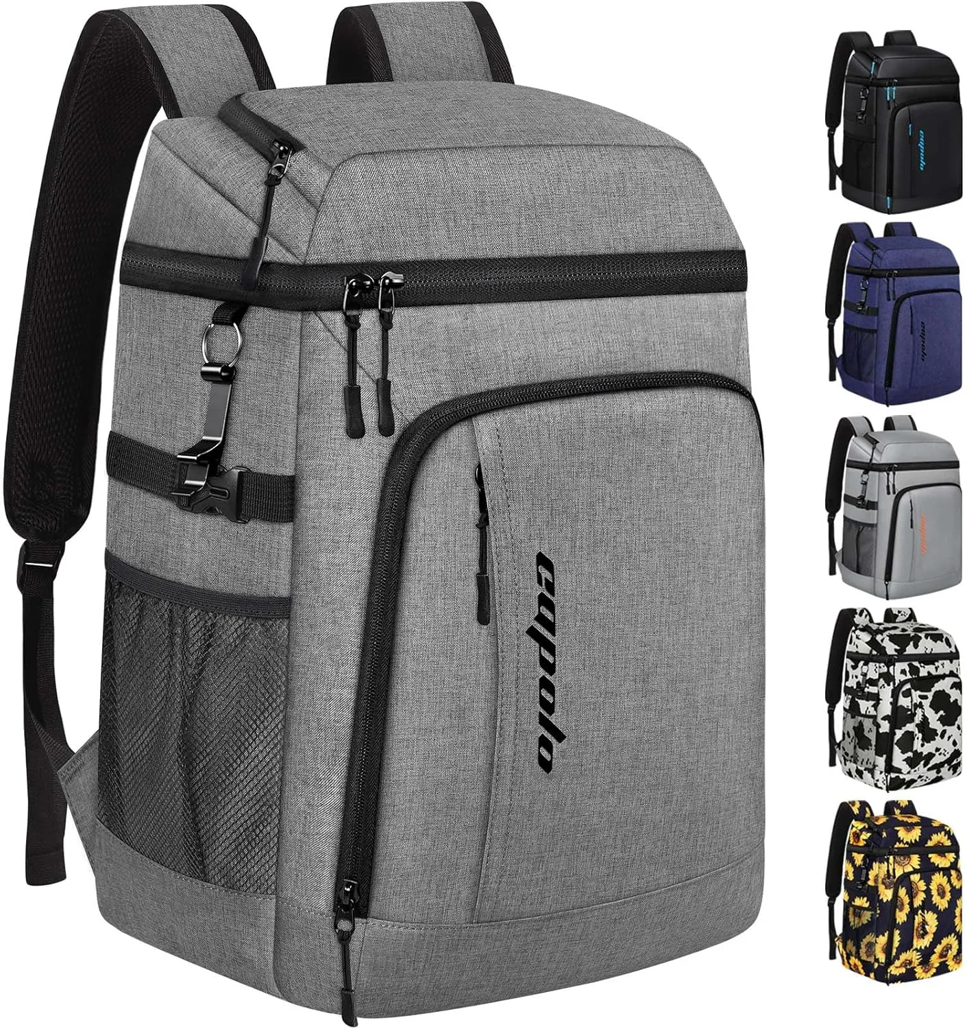 Capolo Cooler Backpack Insulated Leak Proof 36/45 Cans, Soft Camping Bacpack Cooler Thermal Bag Ice Chest, Portable Waterproof Travel Cooler Bag for Lunch Beach Picnic Shopping