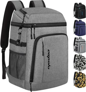 Capolo Cooler Backpack Insulated Leak Proof 36/45 Cans, Soft Camping Bacpack Cooler Thermal Bag Ice Chest, Portable Waterproof Travel Cooler Bag for Lunch Beach Picnic Shopping