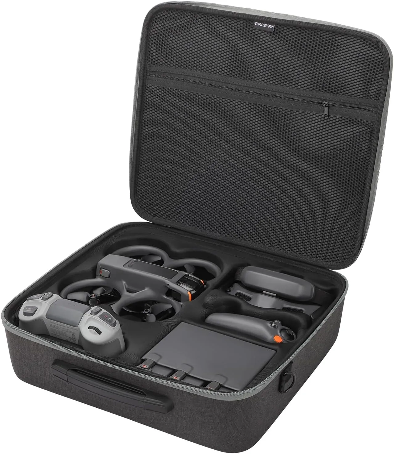 Carrying Case for DJI Avata 2 Fly More Combo Accessories, Portable Travel Shoulder Bag for DJI Avata 2, Goggles 3, RC Motion 3, FPV Remote Controller 3 and Other Avata 2 Accessories, Grey