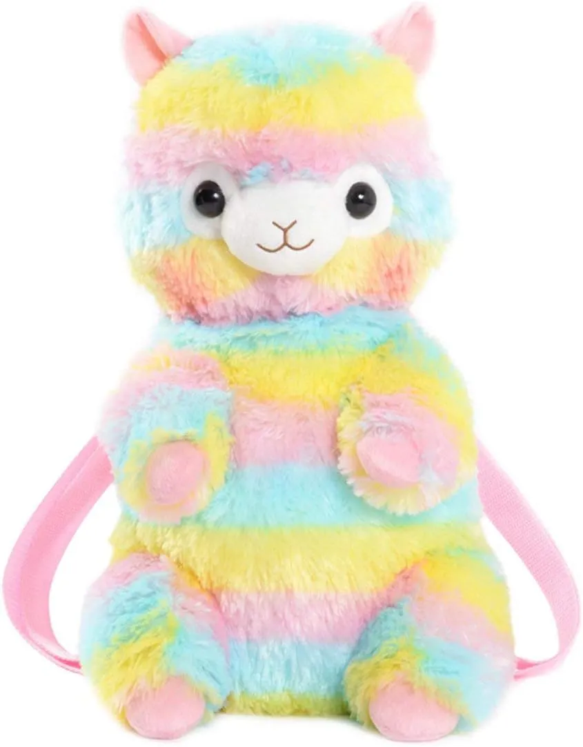 Cartoon Animal hamster squirrel backpack shoulder bag Rainbow Sheep Backpack panda backpack