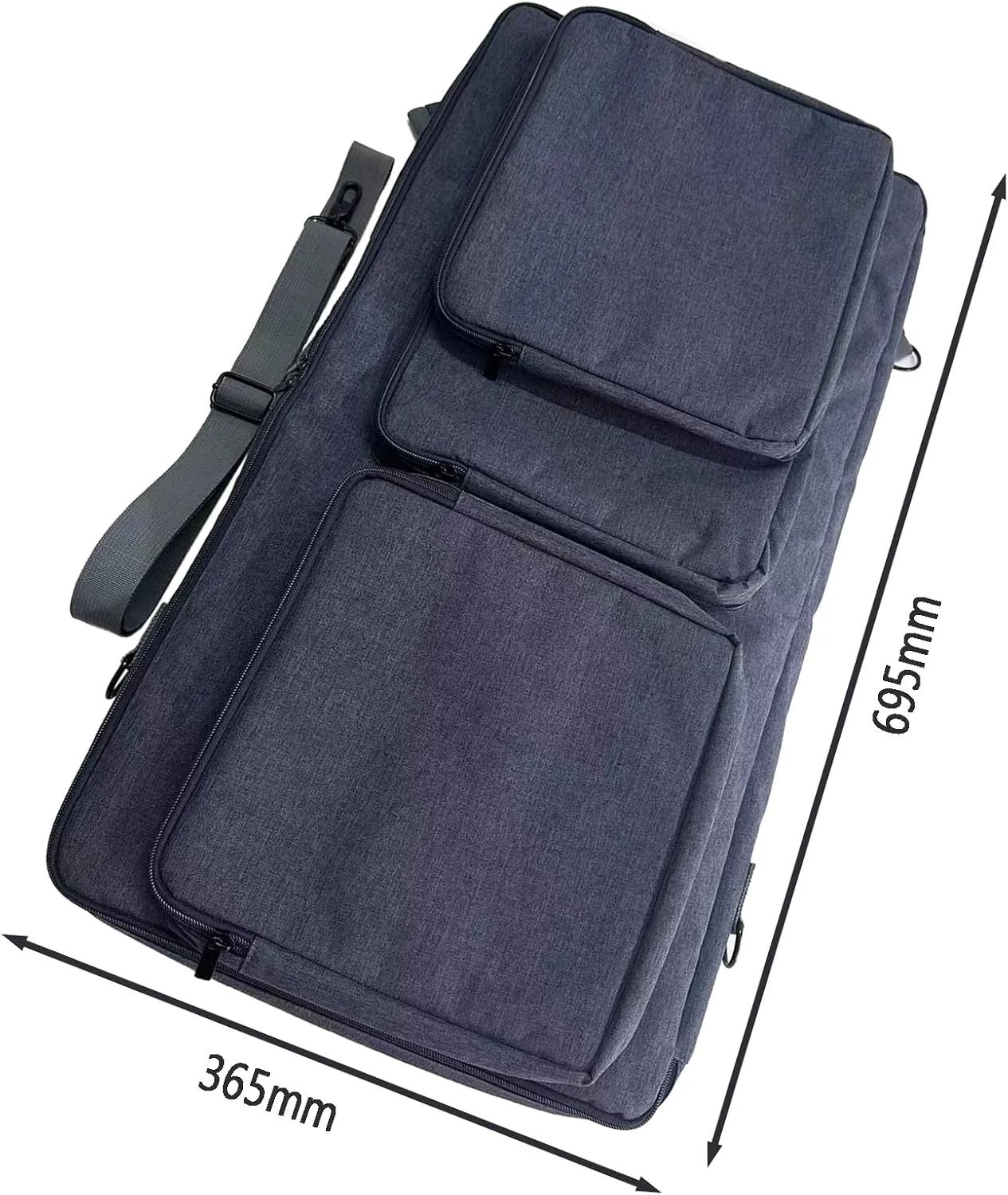 Case for Pioneer DJ DDJ-FLX6,Portable Travel Carrying Shoulder Bag Backpack for DDJ SX SX2 SX3/DDJ 800 808/T1 DJ Controller,Headphones,Tablet,Cable,Charger,Accessories(Blue)